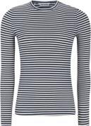 Soft Rebels Srfenja Stripe Oneck Top Kvinde Total Eclipse Langærmede T...