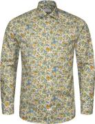 ETON Slim Fit Floral Signature Twill Shirt Mand Hvid Langærmede Skjort...