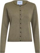 Minus Msnew Laura Knit Cardigan Kvinde Gothic Olive Melange Cardigans ...