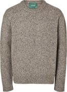 Annarr Anrasmund LS Knit Crew Neck Mand Grå Sweaters Str L - hos Magas...