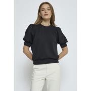 Minus Mslivana Tshirt Kvinde Black Kortærmede T-shirts Str L - hos Mag...