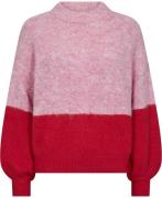 A-VIEW Patrisia new Block Knit Kvinde Rose/red Sweaters Str XS - hos M...