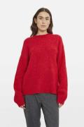 Envii Enada LS Knit 7216 Kvinde Salsa Mel Sweaters Str L - hos Magasin