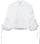 Blanche Dibellabl Statement Shirt Kvinde White Kortærmede Bluser Str 3...