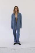 Designers Remix Miles Oversized Blazer Kvinde Medium Light Denim Blaze...