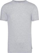 Calvin Klein S/S Crew Neck Str L - P7a Kortærmede T-shirts hos Magasin