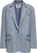 ONLY Onlcory LS DNM Blazer GUA Kvinde Light Blue Denim Overgangsjakker...