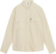 Wood Wood Axl Twill Shirt Mand Oyster Langærmede Skjorter Str L - hos ...