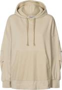 Rabens Saloner Loop Back Hoodie Sevilla Kvinde Oyster Toppe Str M/L - ...