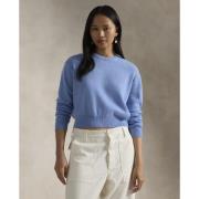 Polo Ralph Lauren Woolblend Cropped Crewneck Sweater Kvinde New Litchf...