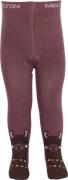 Melton Llama Tights Str 116 - Grape Shake Strømper Bomuld hos Magasin