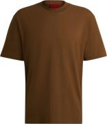 HUGO Dapolino Mand Medium Brown Kortærmede T-shirts Str L - hos Magasi...