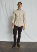 Bruun & Stengade BS Muriel Casual Modern Fit Shirt Mand Sand Langærmed...