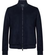 Pal Zileri Jersey Outerwear Mand Blue Navy Overgangsjakker Str 56 - ho...