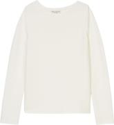 Marc O’Polo Cotton Pullover, Longsleeve, Roundneck Kvinde Salty White ...