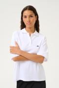 Karen by Simonsen Kbxenia Tee Polo Kvinde Bright White Kortærmede T-sh...