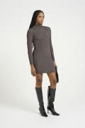 Gestuz Silvigz ls Short Dress Kvinde Warm Grey Metallic Korte Kjoler S...