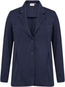 Wasabiconcept Curvy Wasina 1 Blazer Navy blå Kvinde 6799 Blue Iris Bla...