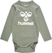 Hummel Hmlflips Body L/S Str 2 år / 92 cm - Shadow Langærmede Bodies h...