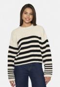 SisterS Point Mibacropped Kvinde Bamboo/black Sweaters Str XS - hos Ma...