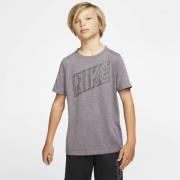 Nike Breathe Ss Graphic Top 128-137 / S - T-shirts Bomuld hos Magasin