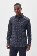 Matinique Mamarc N Mand Dark Navy Langærmede Skjorter Regular Fit Str ...