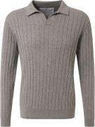 Baldessarini Bldkorek-2 Mand Sleet Melange Sweaters Str L - hos Magasi...