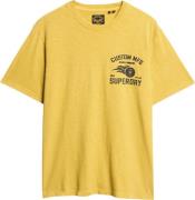 Superdry Lofi Biker Graphic Loose TEE Mand Pigment Yellow Kortærmede T...