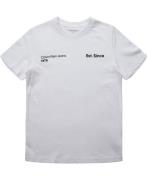 Calvin Klein REG. CK Graphic SS Tshirt Str 8 - Bright White Kortærmede...