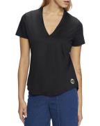 Ted Baker Lovage Easy fit v Neck Tshirt Kvinde Black Kortærmede T-shir...