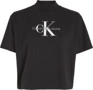 Calvin Klein Tshirt With Monologo Kvinde Beh Kortærmede T-shirts Str L...