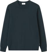 Wood Wood Beckett Classic Merino Jumper Mand Emerald Green Sweaters St...