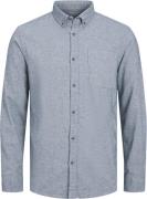 Jack & Jones Jjeclassic Melange Shirt LS SN Mand Faded Denim Langærmed...