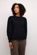 Kaffe Kaenya Blouse Kvinde Black Deep Langærmede Bluser Str 40 - hos M...