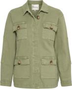 My Essential Wardrobe 20 THE Army Jacket 108 Kvinde Dusty Olive Wash O...