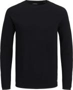 Jack & Jones Jjehill Knit Crew Neck Noos Mand Black Sweaters Str L - h...