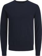 Jack & Jones Jjeemil Knit Crew Neck Noos Mand Blå Sweaters Str XS - ho...