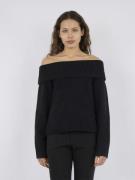 Neo Noir Jane Knit Blouse Kvinde Black Sweaters Str 40 - hos Magasin