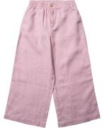 Polo Ralph Lauren Wideleg Linen Pant Str 8 / 8 år - Lyserød Bukser hos...