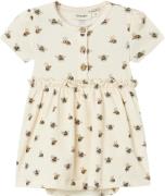 Lil' Atelier Nbfgavo KIN SS Body Dress LIL Str 68 - Turtledove Kjoler ...