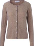 Rosemunde Wool & Cashmere Cardigan Kvinde Brown Grey Mel Cardigans Str...