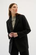 Karen by Simonsen Kbmilano Solid Blazer Kvinde Meteorite Blazere Class...