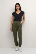 Kaffe Kaeda Pants Kvinde Grape Leaf Bukser Med Smalle Ben Regular Fit ...