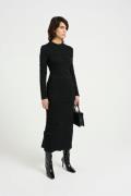 Gestuz Pillagz Long Dress Kvinde Black/black Lurex Maxi Kjoler Str L -...