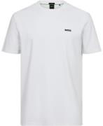 BOSS Tee Mand Natural Kortærmede T-shirts Str L - hos Magasin