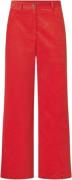 Nué Notes Porter Pants Kvinde High Risk Red Bukser Med Brede Ben Str 3...