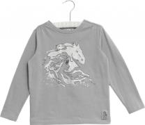 Wheat Tshirt Elsa Horse Str 2 år / 92 cm - Råhvid Langærmede T-shirts ...