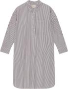 Moshi Moshi Mind Relieve Shirtdress Stripe Kvinde Dark Taupe / Ecru Mi...