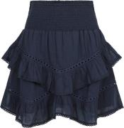 Neo Noir Ricki S Voile Skirt Kvinde Navy Korte Nederdele Str 40 - hos ...