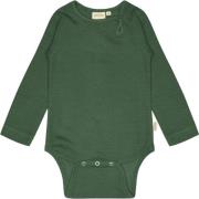 PETIT PIAO Body L/S Modal Str 80 cm - Emerald Green Langærmede Bodies ...